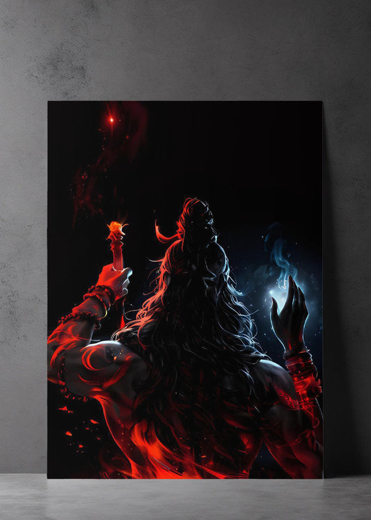Mahadev Metal Wall Art
