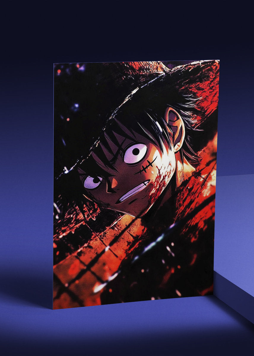 Luffy angry