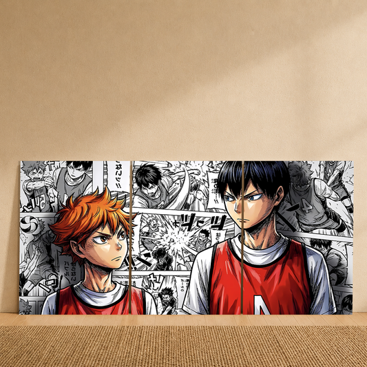 Karasuno Crows 3-Piece Metal Wall Art