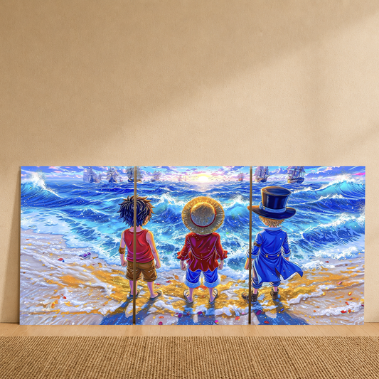 The ASL Brothers 3-Piece Metal Wall Art