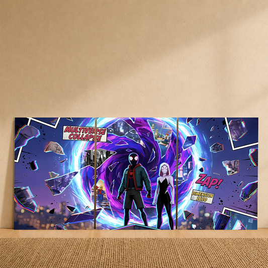 Across the Spider-Verse 3-Piece Metal Wall Art