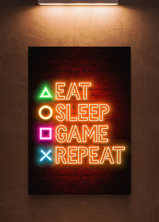 EAT SLEEP GAME REPEAT