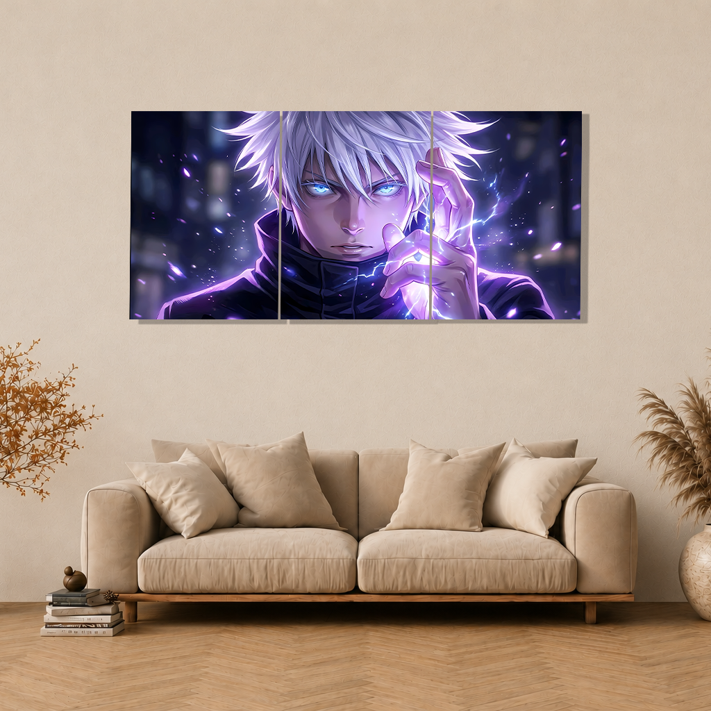 The Honored One 3-Piece Metal Wall Art