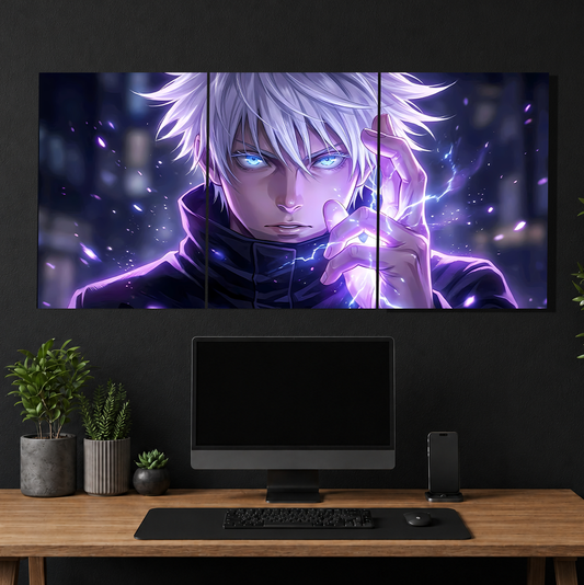 The Honored One 3-Piece Metal Wall Art
