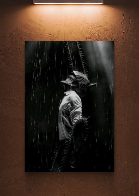 Denji black and white