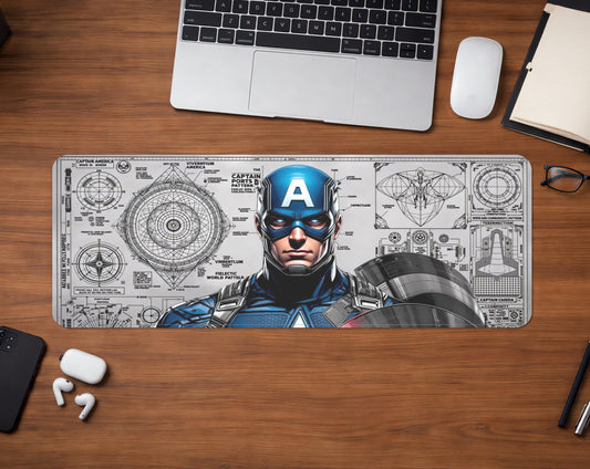 Captain America Desk-Mat