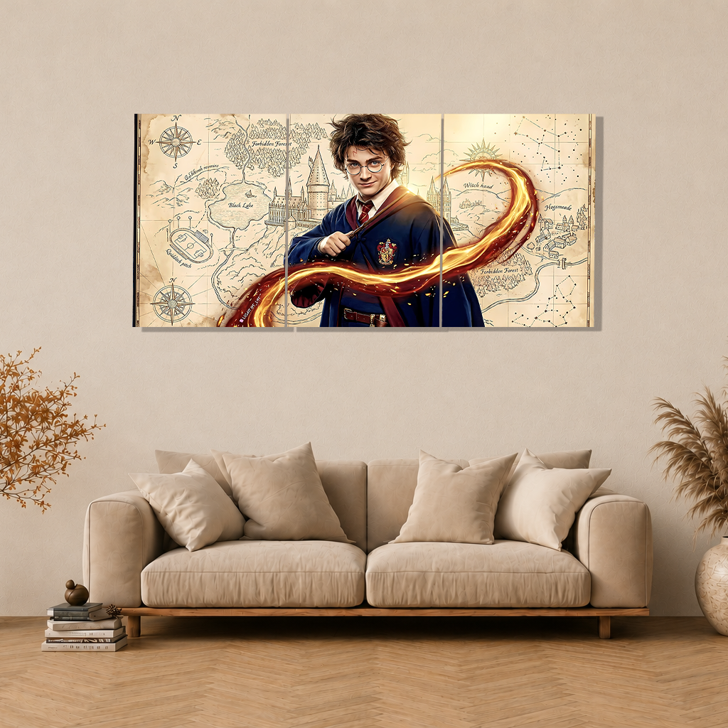 Hogwarts Legacy 3-Piece Metal Wall Art