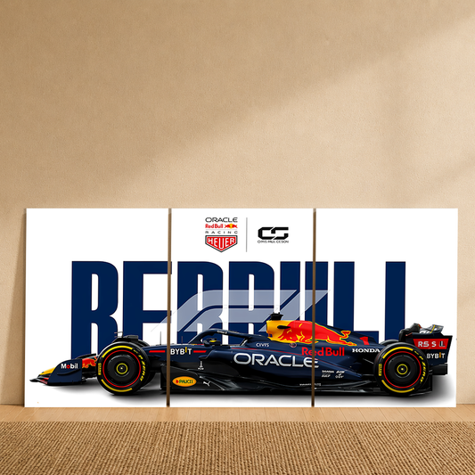 Redbull 3-Piece Metal Wall Art