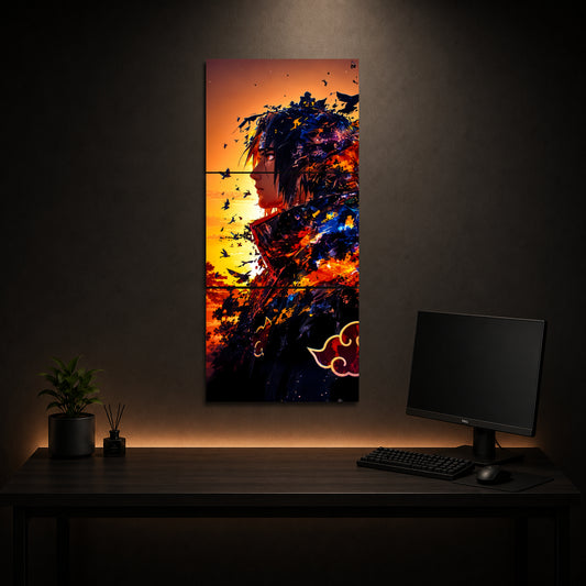 Itachi Uchiha 3-Piece Metal Wall Art