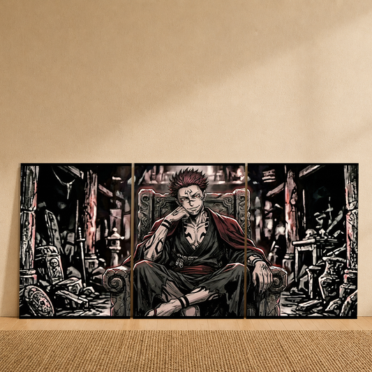 King of Curses 3-Piece Metal Wall Art