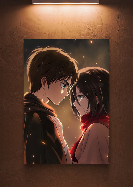 Eren and mikasa