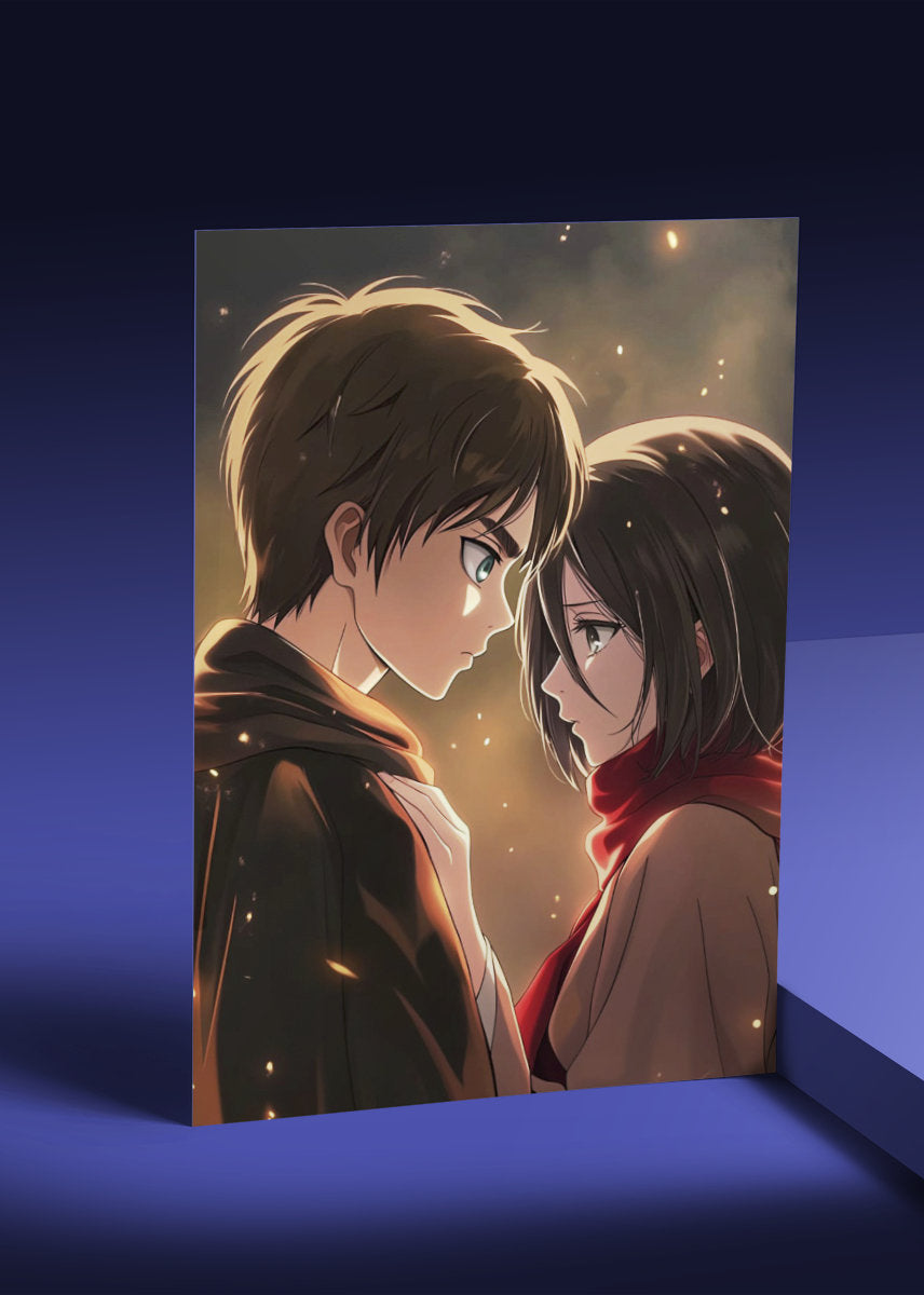 Eren and mikasa
