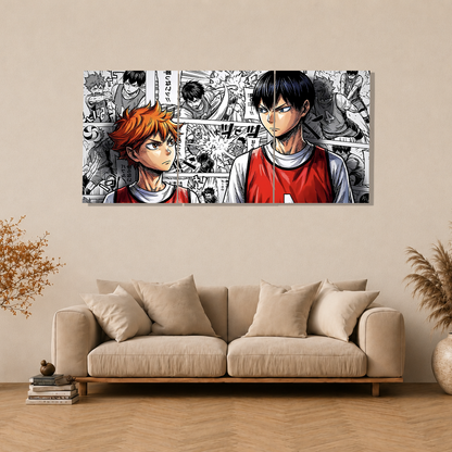 Karasuno Crows 3-Piece Metal Wall Art
