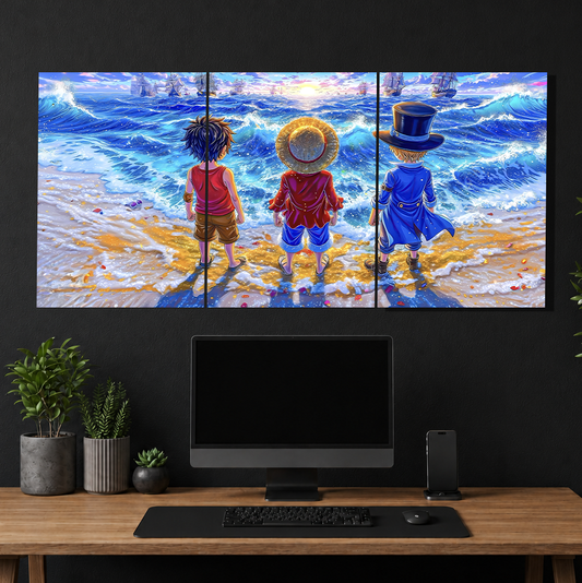 The ASL Brothers 3-Piece Metal Wall Art