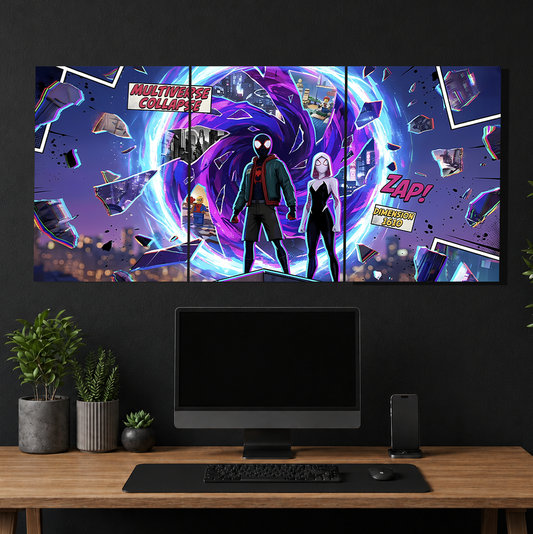 Across the Spider-Verse 3-Piece Metal Wall Art
