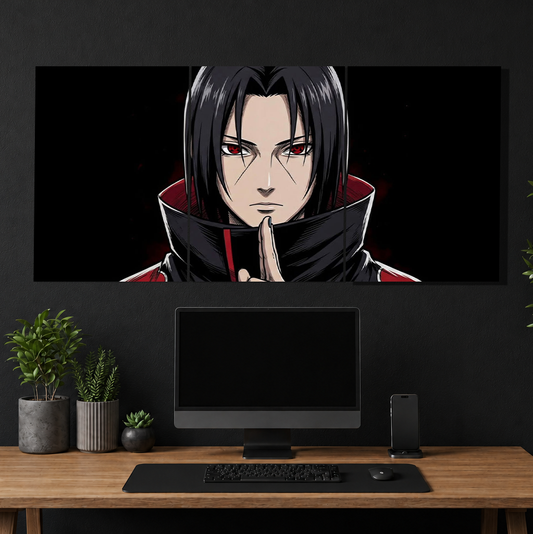 The Crow of the Uchiha 3-Piece Metal Wall Art
