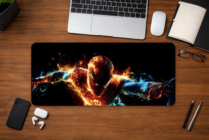 Neon Spidey Desk-Mat