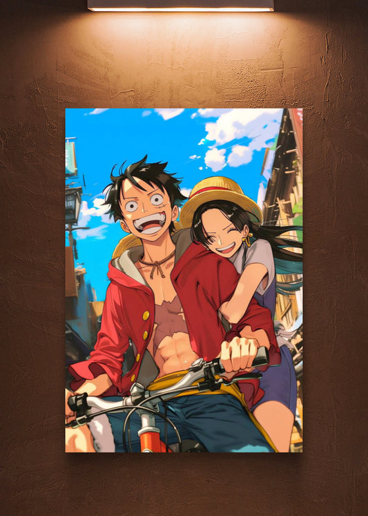 Luffy and hancock