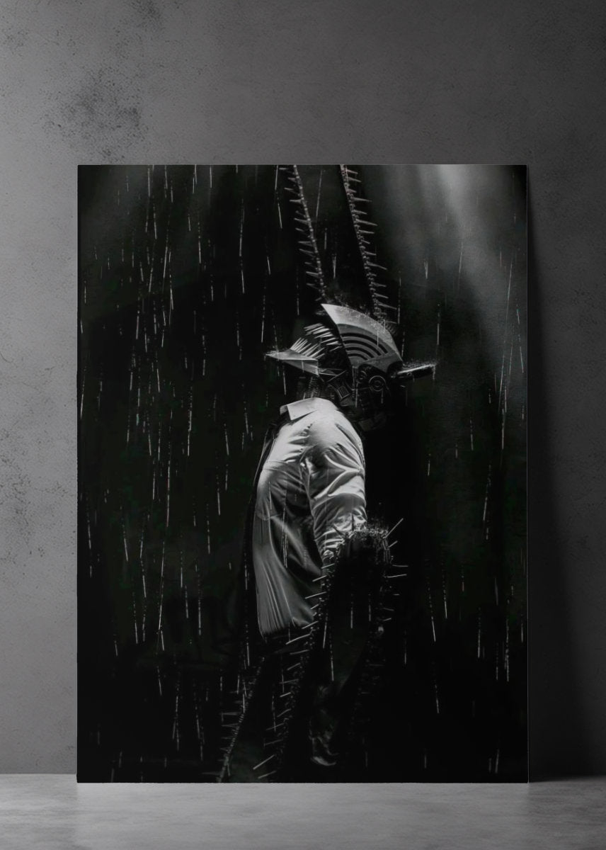 Denji black and white