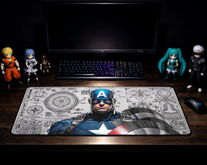 Captain America Desk-Mat