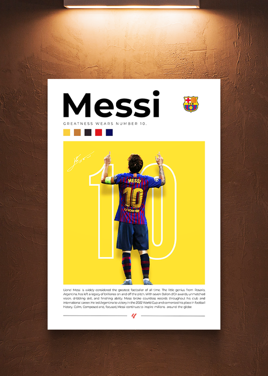 Messi Greatness Wear No 10