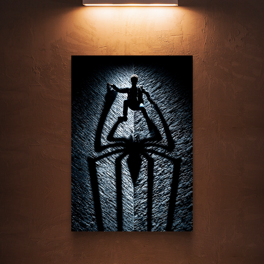 Spider-Man: Shadow Swing Metal Wall Art
