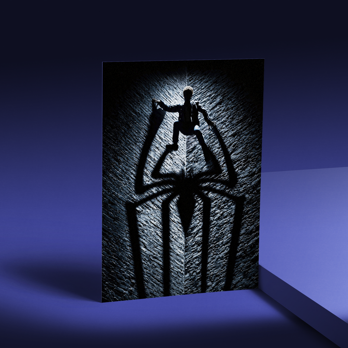 Spider-Man: Shadow Swing Metal Wall Art