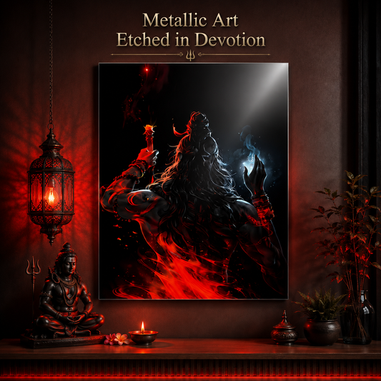 Mahadev Metal Wall Art