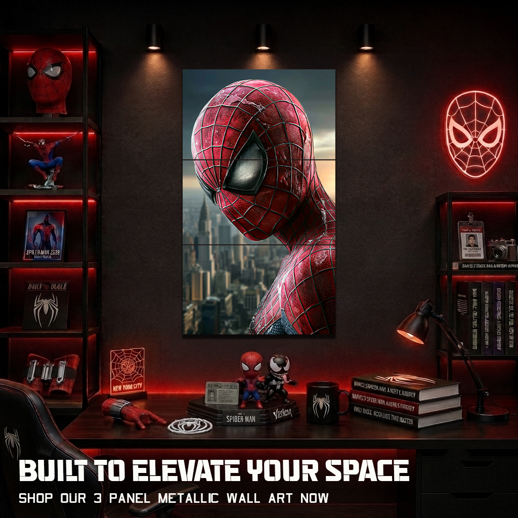 Spider-Man 3-Piece Metal Wall Art