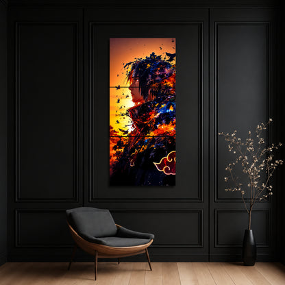 Itachi Uchiha 3-Piece Metal Wall Art
