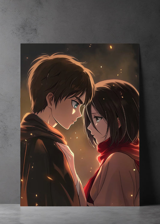 Eren and mikasa