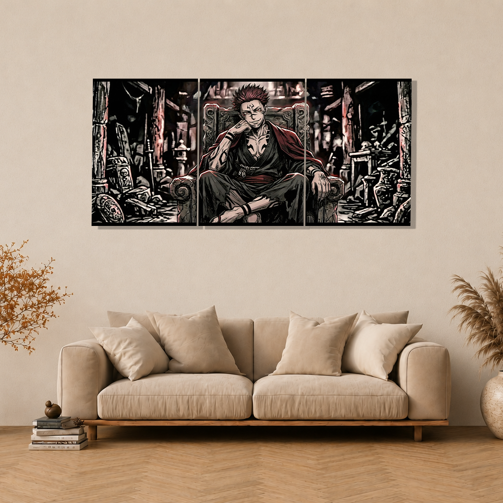King of Curses 3-Piece Metal Wall Art