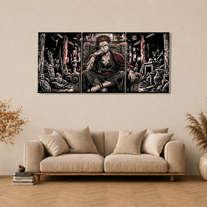 King of Curses 3-Piece Metal Wall Art