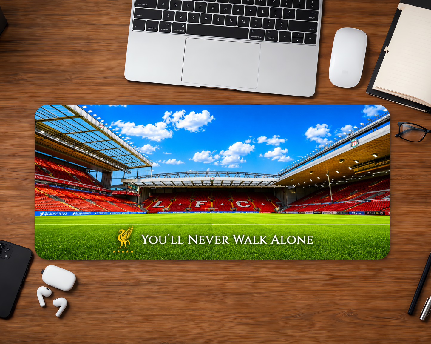 You'll never walk alone stadium Deskmat