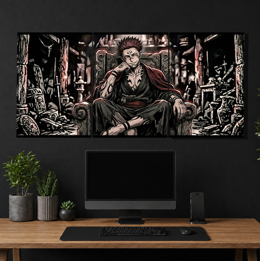 King of Curses 3-Piece Metal Wall Art