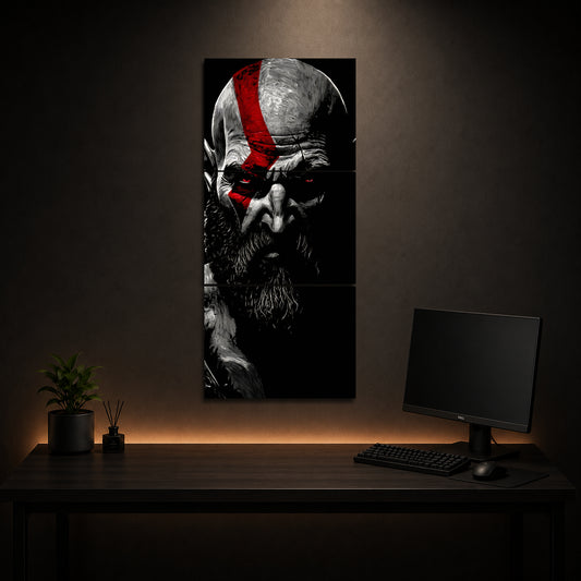 Kratos 3-Piece Metal Wall Art