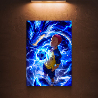 Ryuugo Someoka (Kevin Dragonfly) Inazuma Eleven metal poster – view 2