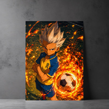 Shuuya Gouenji (Axel Blaze) Inazuma Eleven metal poster