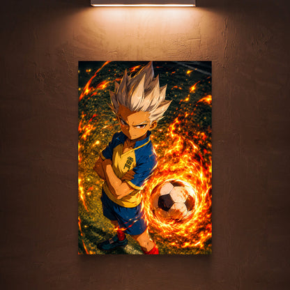 Shuuya Gouenji (Axel Blaze) Inazuma Eleven metal poster – view 2